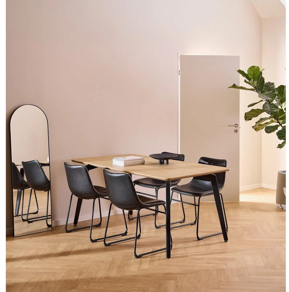 Tavolo da pranzo con piano effetto rovere 90x160 cm Cadiz - Actona