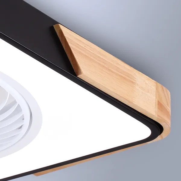 Brilagi-LED Lampada dimmerabile con ventilatore LED 30W 230V 3000-6500K nero/rov