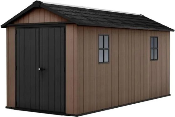 Casetta Da Giardino In Resina Newton Plus 7515/1575 Effetto Legno Keter