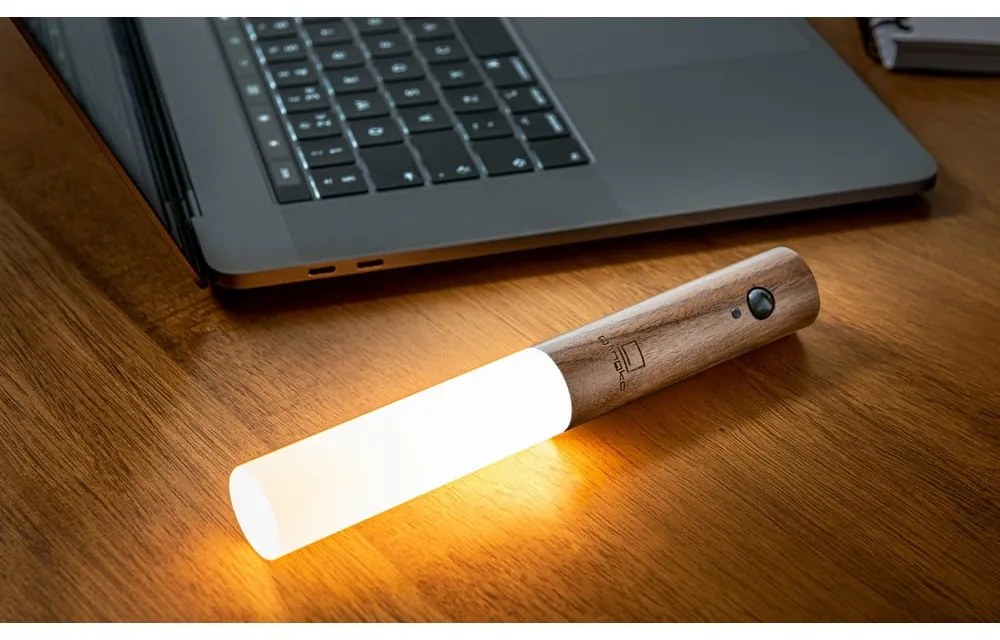 Lampada da parete marrone con ricarica USB Baton – Gingko