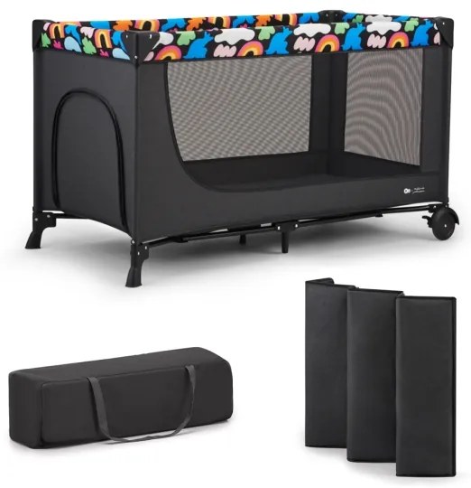 KINDERKRAFT - Culla da viaggio JOY 2 Happy shapes