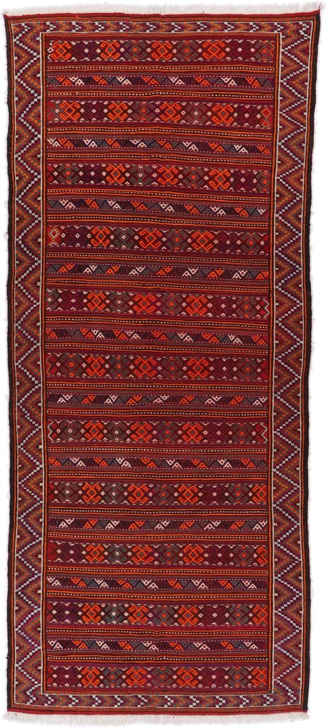 Kilim Tappeto persiano 430x180 (Iran) Tessuto A Mano