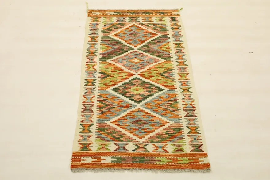 Kilim Tappeto orientale 60x140 (Afghanistan) Tessuto A Mano