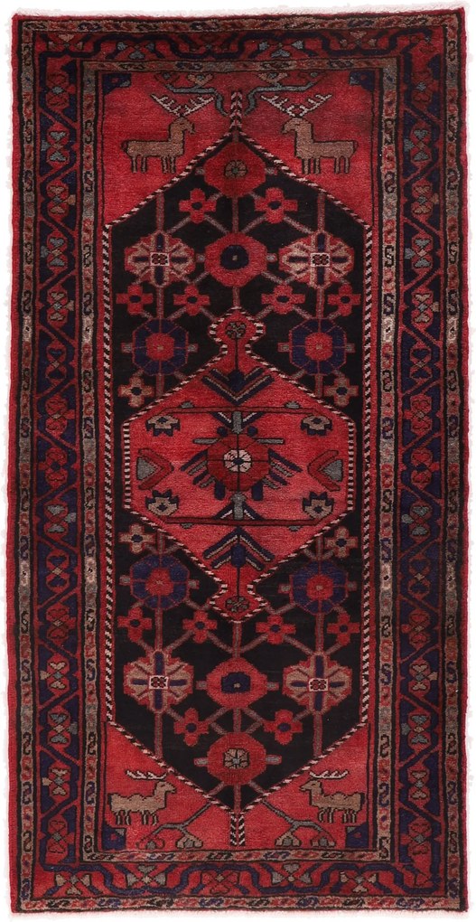 Hamedan Tappeto persiano 100x200 (Iran) Annodato A Mano