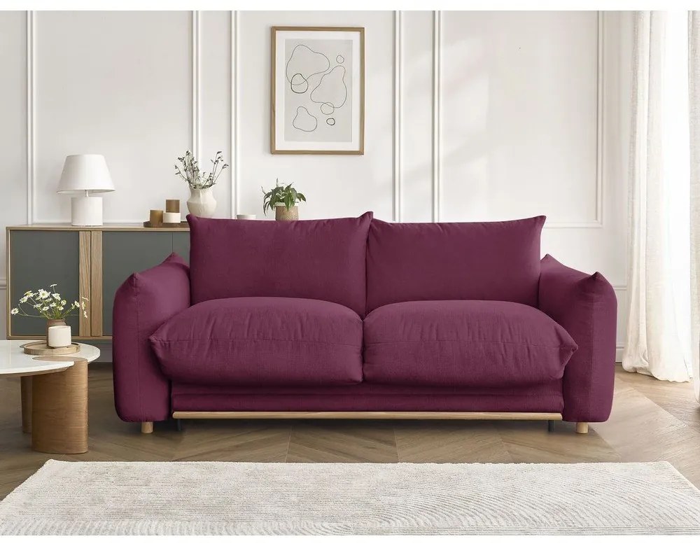 Divano burgundi allungabile 234 cm Ernest – Bobochic Paris