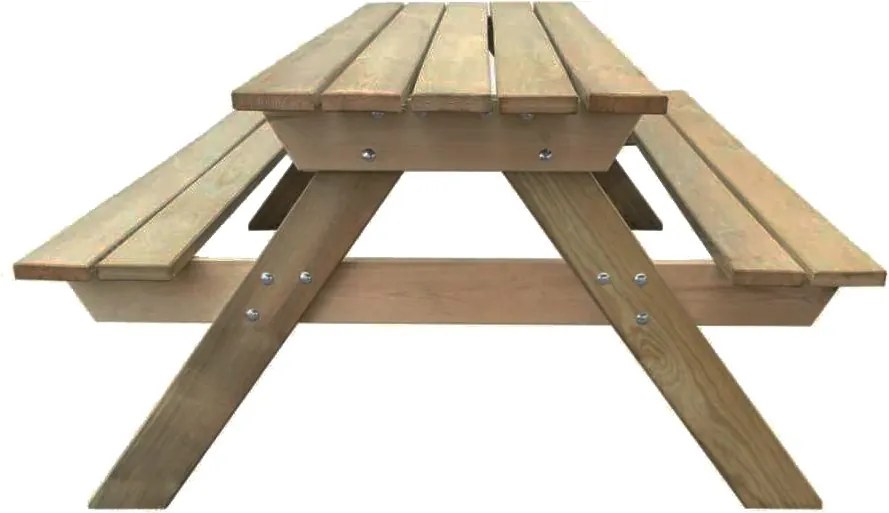 tavolo pic nic in legno di pino impregnato in autoclave