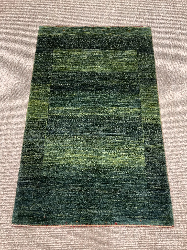 Loribaft Tappeto 80 x 120 Verde (Iran) Annodato A Mano