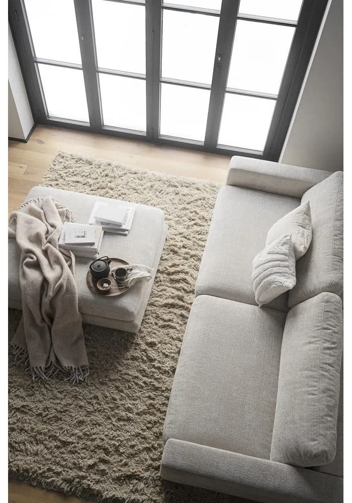 Pouf crema Duncan - Rowico