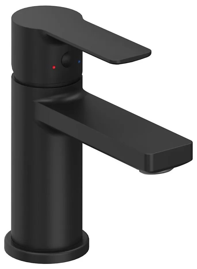 Ravak X070488 - Miscelatore per lavabo SOLAR 13,5 cm nero