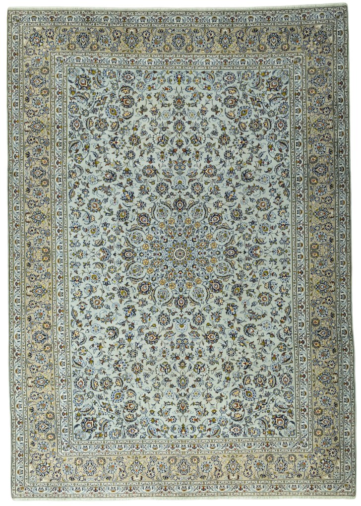 Kashan Tappeto persiano 300x420 Blu (Iran) Annodato A Mano