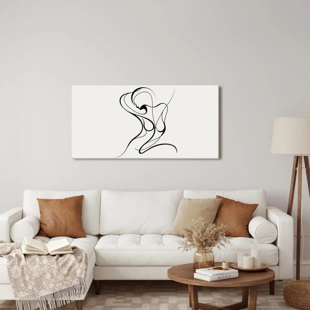 Quadro su tela – Curve artistiche di donna