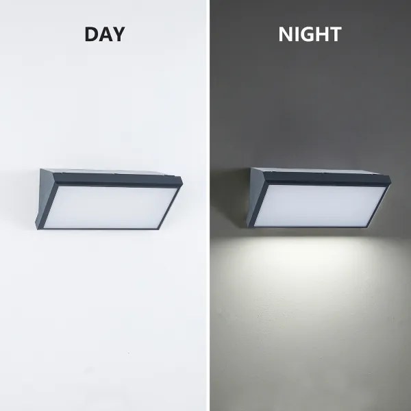 Brilagi-LED RGBW Applique da esterno TRIANGLE 1xE27/9W/230V antraciteIP65