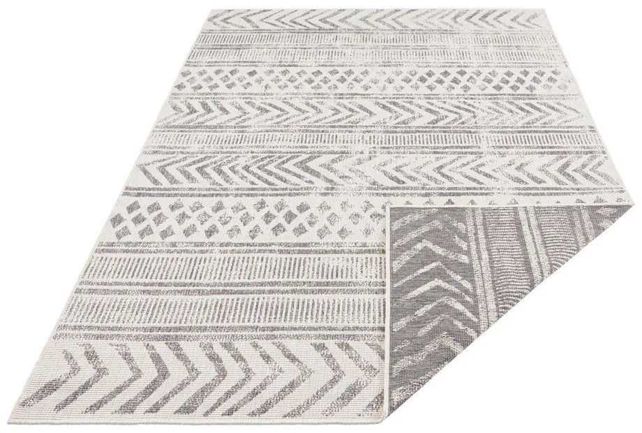 Tappeto da esterno grigio e crema , 80 x 150 cm Biri - NORTHRUGS