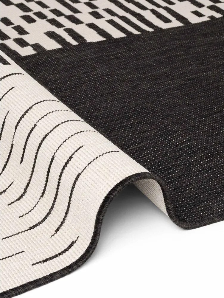 Tappeto da interno/esterno nero/color crema 200x300 cm Haringey Acacia – Ted Baker