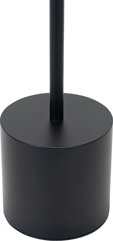 Lampada da tavolo da esterno nera incl. LED con dimmer touch ricaricabile - Dupont