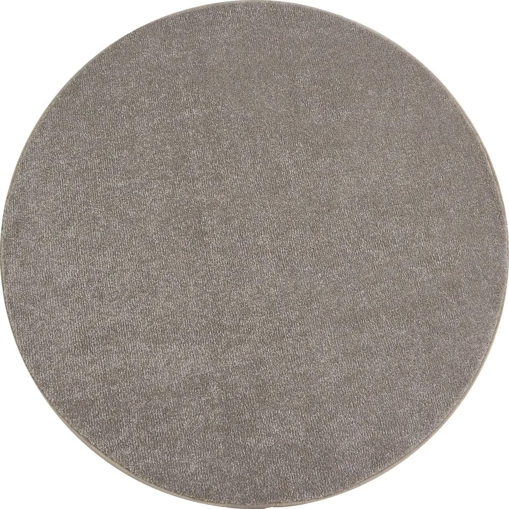 Tappeto rotondo marrone chiaro ø 120 cm Ata - Ayyildiz Carpets