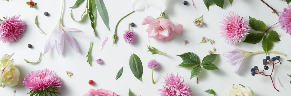 Stampa su tela – Natura morta magica di fiori