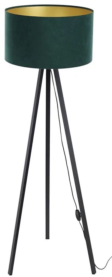 Lampada da terra STANDART 1xE27/60W/230V verde/wenge