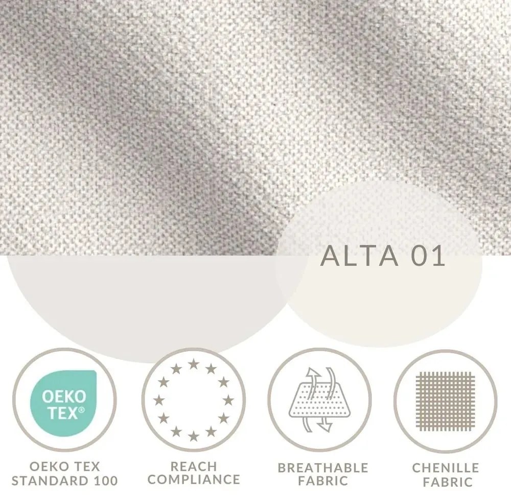 Letto boxspring crema con spazio contenitivo 160x200 cm Blend - Maison de Rêve