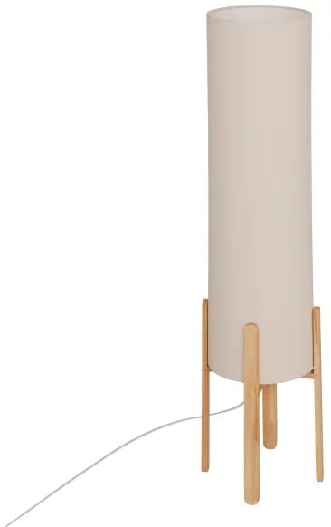 Atmosphera - Lampada da terra KEYAH 1xE27/25W/230V in legno di hevea