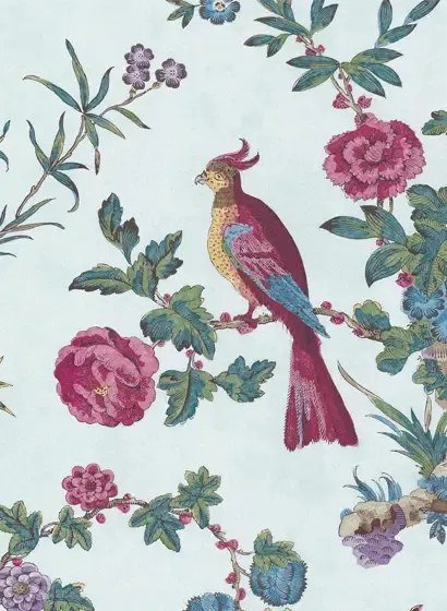 Little Greene Tapete Darwin - Azure