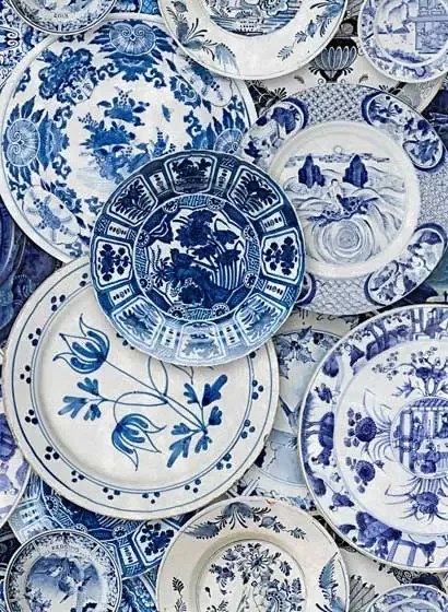 Mindthegap Carta da parati Delftware - WP20187