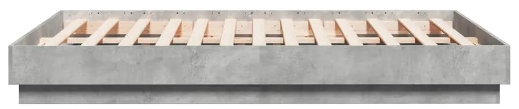 Giroletto grigio cemento 135x190 cm in legno multistrato