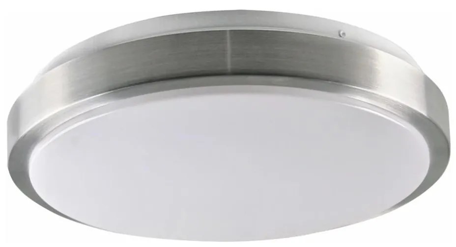 Plafoniera BENEDYKT 2xE27/20W/230V diametro 33 cm argento