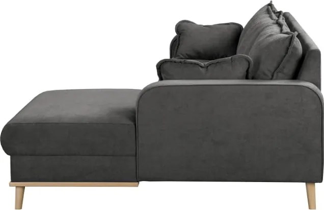 Divano angolare grigio scuro (angolo destro) Beata - Ropez