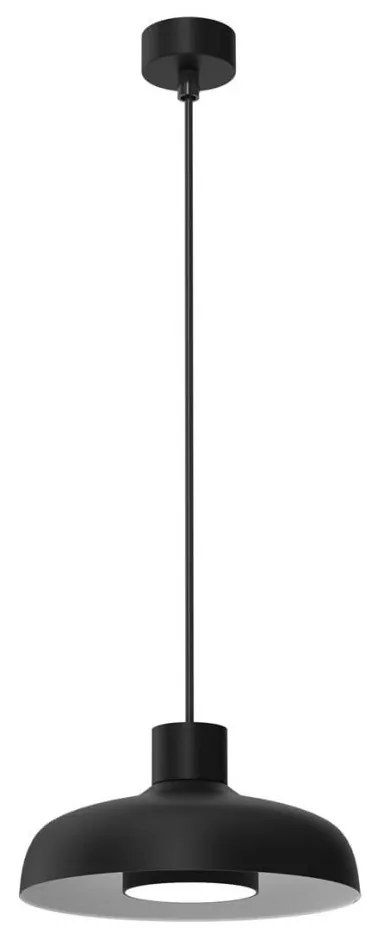 Lampadario a sospensione con filo LINEA 1xGX53/12W/230V nero