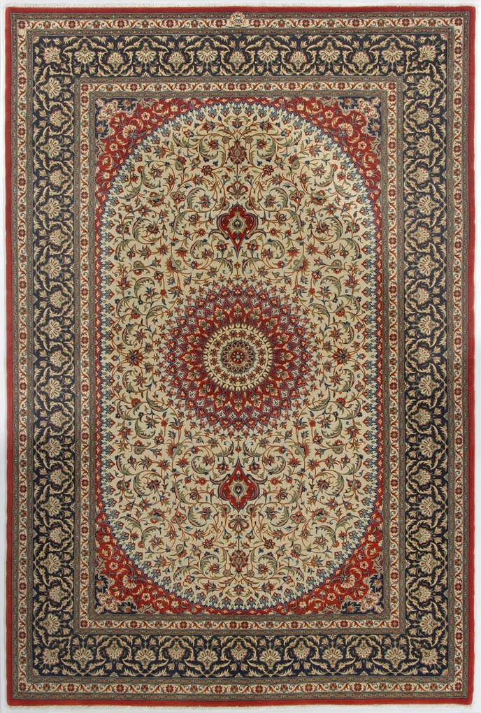 Ghom Tappeto 160 x 240 (Iran) Annodato A Mano