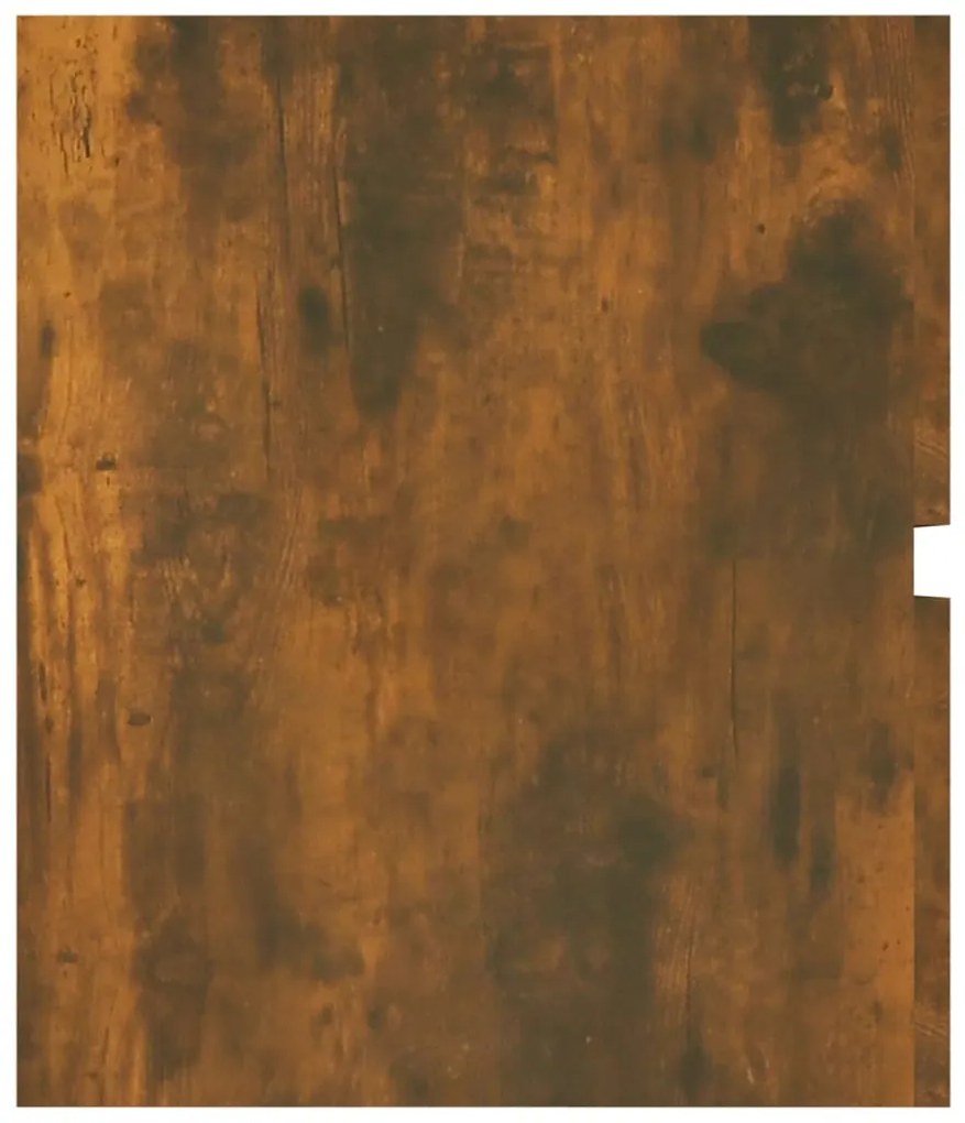 Mobile lavabo rovere fumo 100x38,5x45 cm legno multistrato