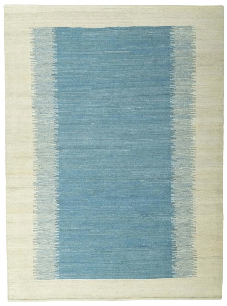 Kilim Tappeto 180 x 240 Blu (Iran) Tessuto A Mano