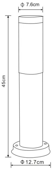 Globo 3158A - Lampada da esterno BOSTON 1xE27/23W/230V