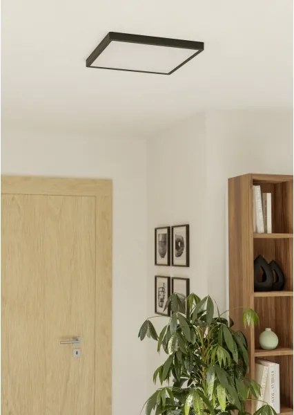 Eglo 901305-LED Plafoniera FUEVA LED/17,5W/230V 2700/4000/6500K 39x39cm nera