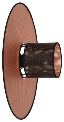 Duolla - Applique TOKYO SHINY 1xE27/15W/230V diametro 50 cm rame/nero