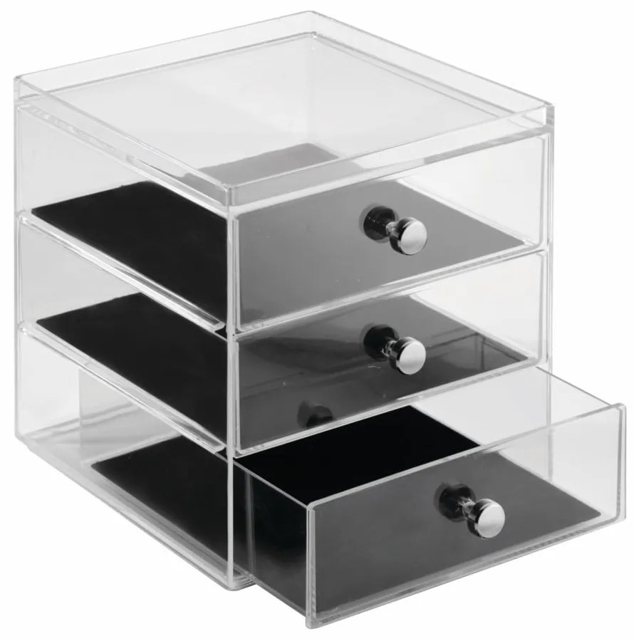 Organizzatore a 3 cassetti Serwa, altezza 18 cm - iDesign