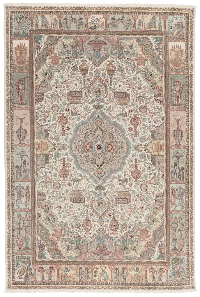 Tabriz Tappeto persiano 200 x 300 (Iran) Annodato A Mano