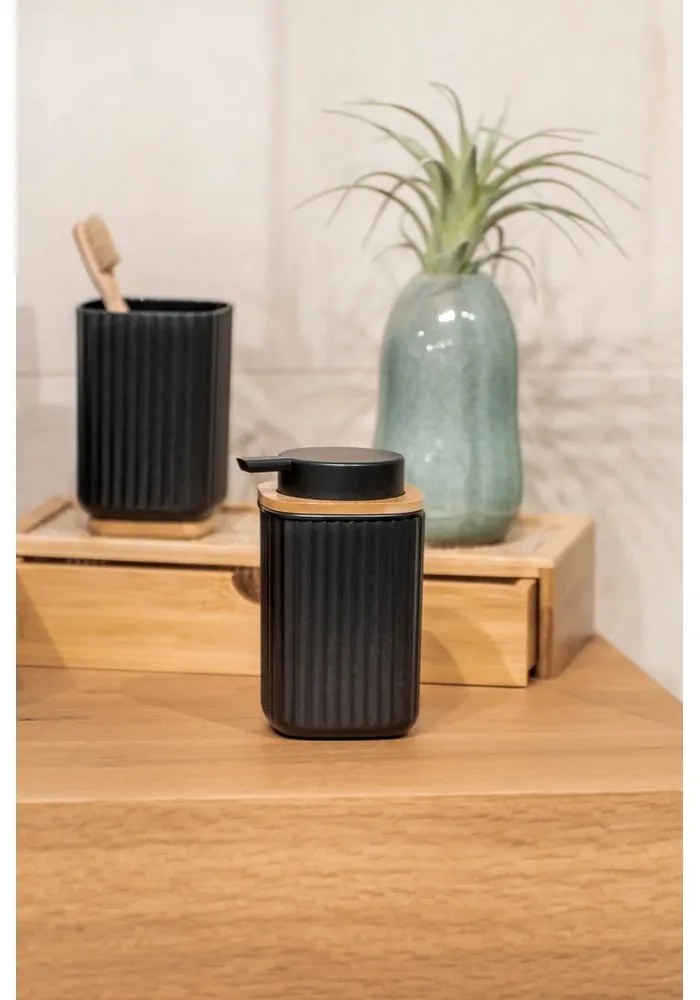 Tazza nera per spazzolini da denti Rotello - Wenko