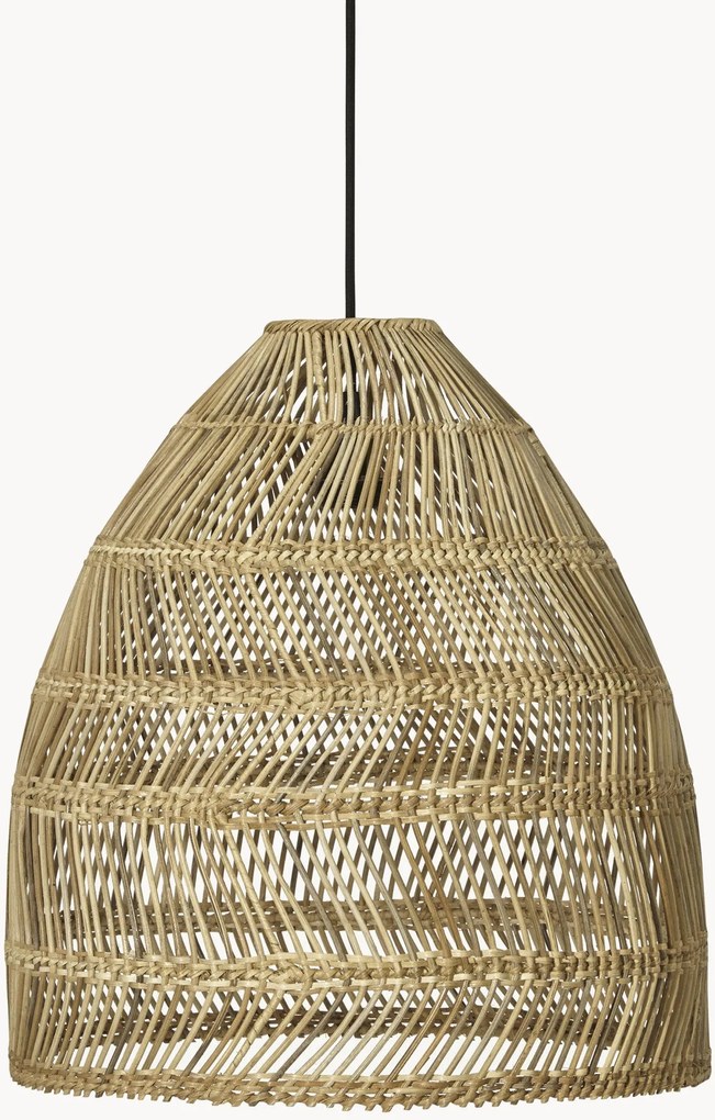 Lampada a sospensione da esterno in rattan Maja, varie misure