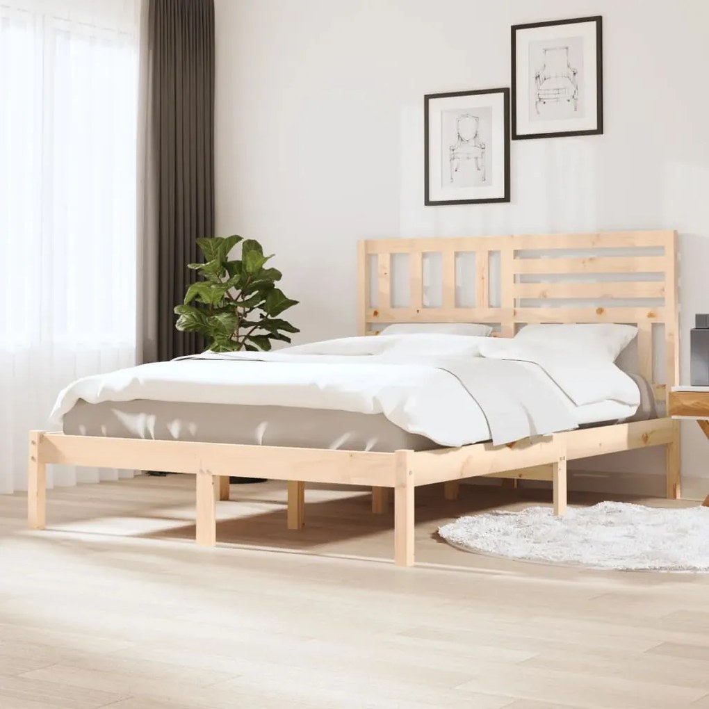 Giroletto İn Legno Massello Di Pino 140x190 Cm /