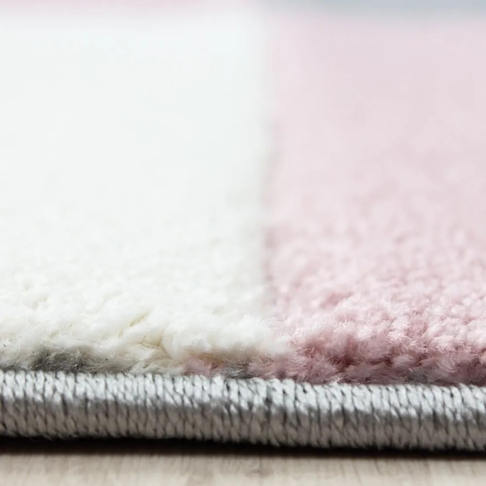 Tappeto rosa-grigio 120x170 cm Hawaii - Ayyildiz Carpets