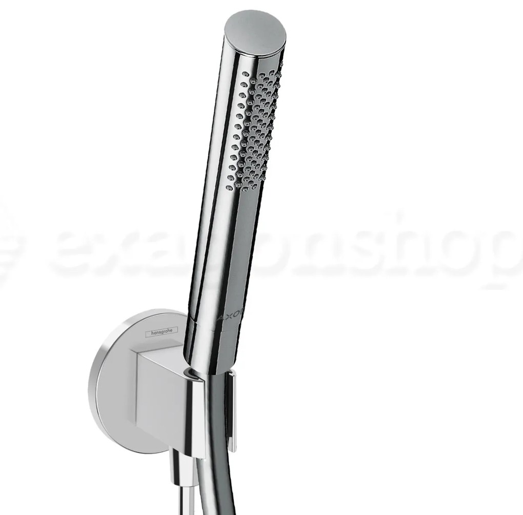 Hansgrohe kit doccia con soffione croma 1jet 28 cm braccio doccia vernis 24 cm doccetta starck 1 jet con supporto e flessibile 160 cm cromo