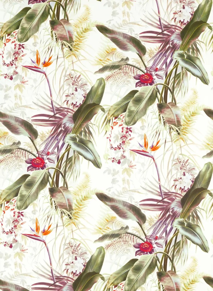 Zoffany Tapete Paradise Row - Evergreen