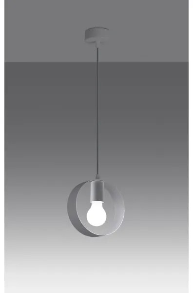 Sollux SL.1137 - Lampadario a cavo TITRAN 1xE27/60W/230V bianco