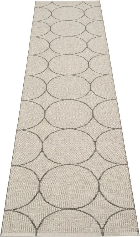 Passatoia da interno/esterno grigio scuro 70x300 cm Boo Charcoal Linen – Pappelina