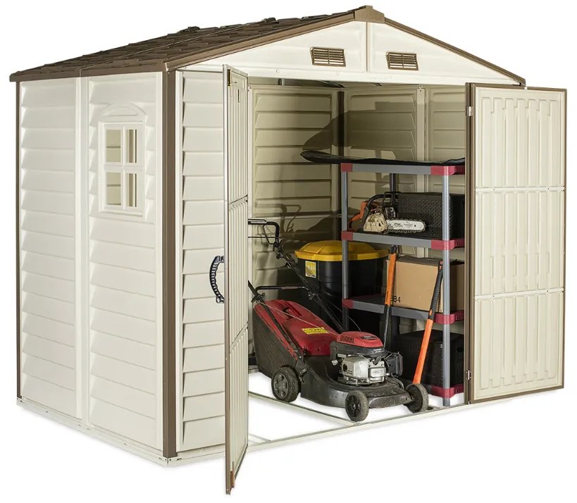 Capanno per attrezzi in plastica Duramax StoreAll 8x6