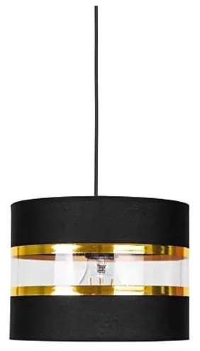 Lampadario a sospensione con filo LIND 1xE27/60W/230V nero