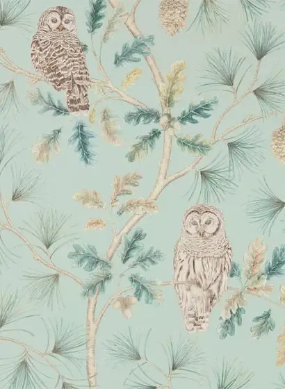 Sanderson Carta da parati Owlswick - Whitstable Blue