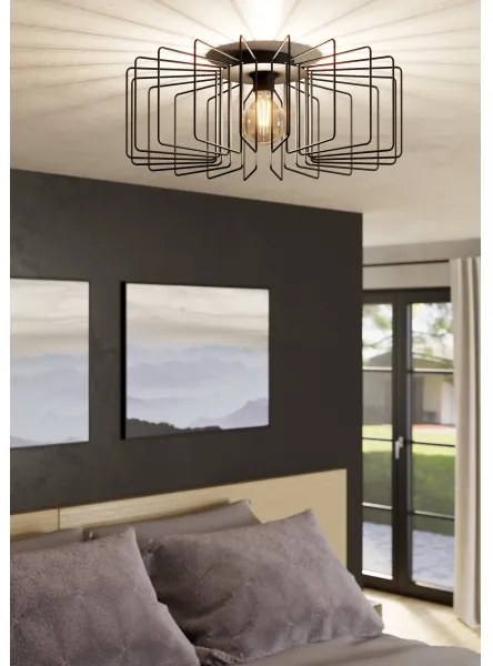 Eglo 98507 - Plafoniera TREMEDAL 1xE27/28W/230V